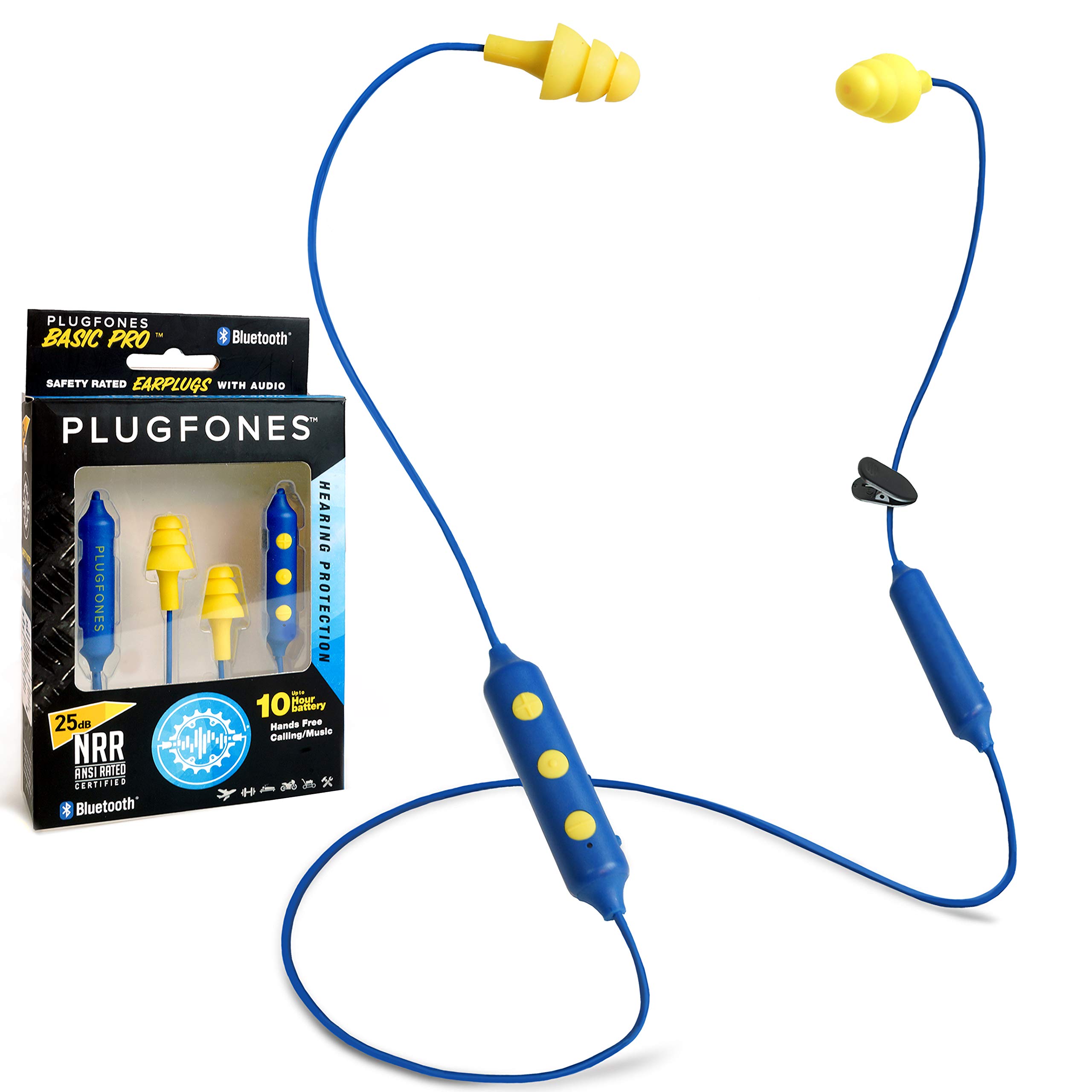 Plugfones אוזניות אטמי אוזניים באוזניים Bluetoot...