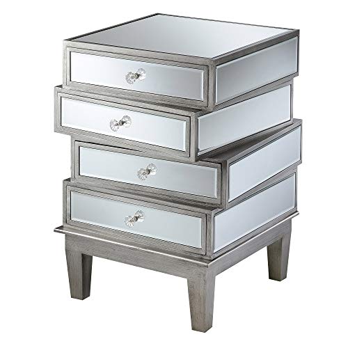 Convenience Concepts Gold Coast J Daniels End Table, Si...