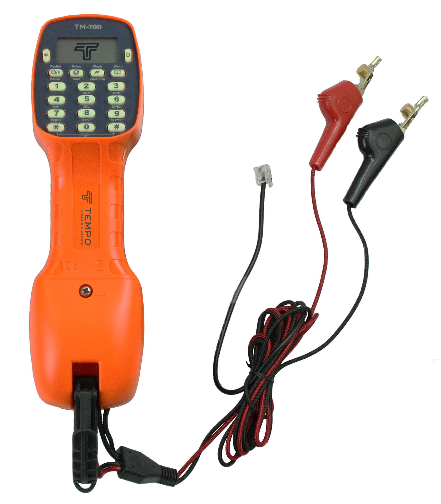 TEMPO TM-700 Lineman Telephone Test Set with LCD Displa...