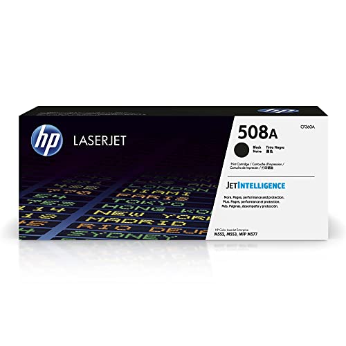 HP 508A (CF360A) Black Original Toner Cartridge for Col...