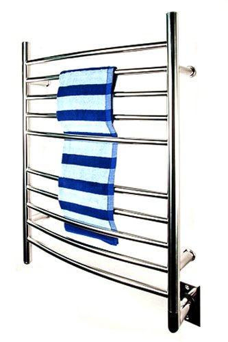 Amba RWH-CP Radiant Hardwired Curved Towel Warmer, Poli...