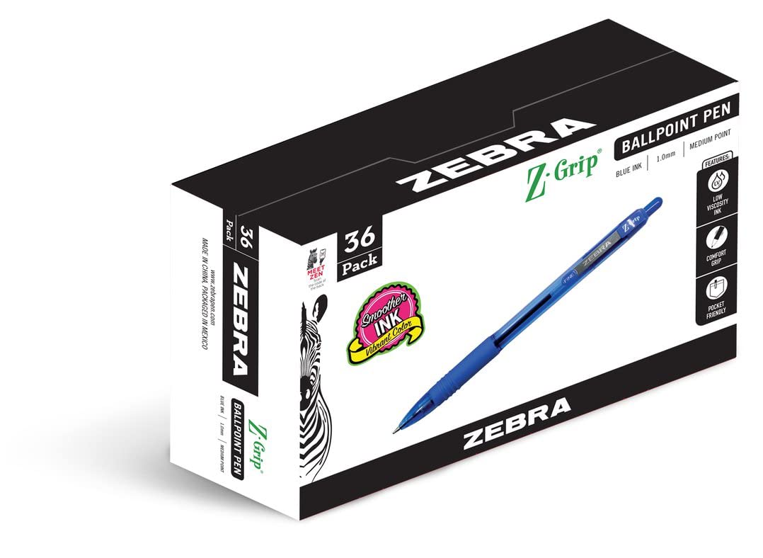 Zebra Pen Z-Grip Retractable Ballpoint Pen