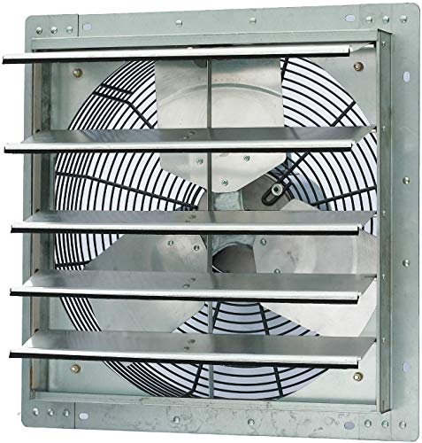 iLIVING 18 Inch Single Speed Shutter Exhaust Fan, Wall-...