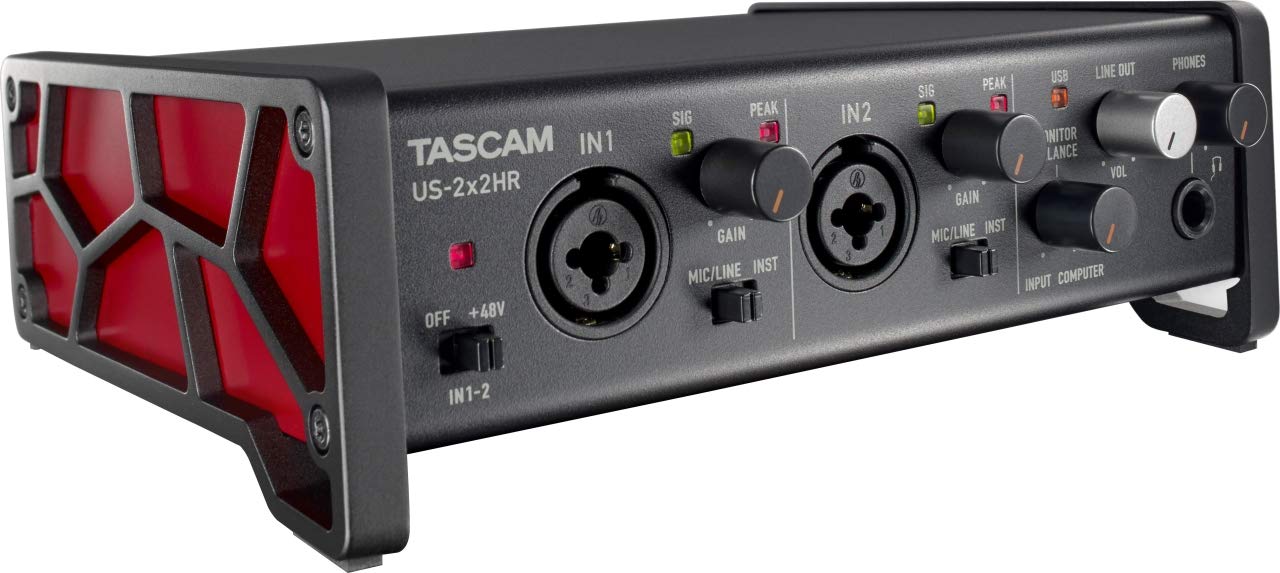 Tascam US-2x2HR 2 Mic 2IN/2OUT ???? ????? USB ?? ??????...