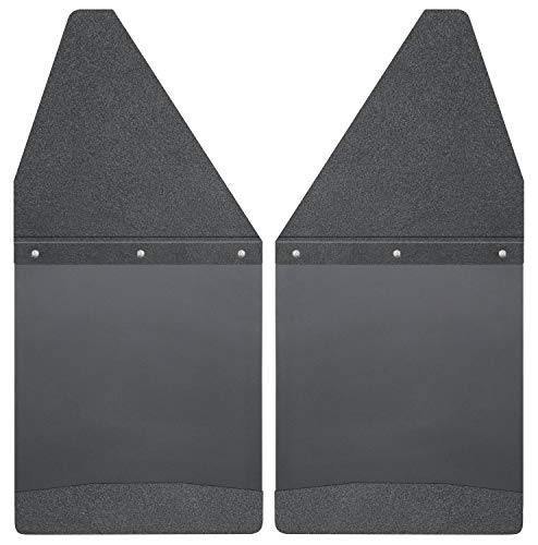 Husky Liners - 17101 Kick Back Mud Flaps 12IN Wide -Bla...