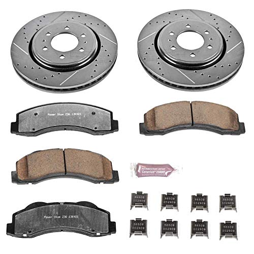 Power Stop K3167-36 Z36 Truck & Tow Front Brake Kit, 6-...