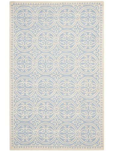 Safavieh Square Rug in Light Blue and Ivory (8 ft. L x 8 ft. W)