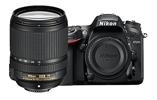 Nikon D7200 DX-format DSLR w/ 18-140mm VR Lens (Black)