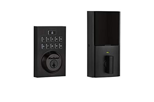 Kwikset 99140-020 SmartCode 914 Modern Contemporary Smart Lock Keypad Deadbolt with SmartKey Security and Z-Wave Plus, Venetian Bronze