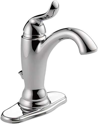 Delta Faucet Linden Single Hole Bathroom Faucet, Single...