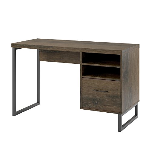 Ameriwood Home Candon Desk, Distressed Brown Oak