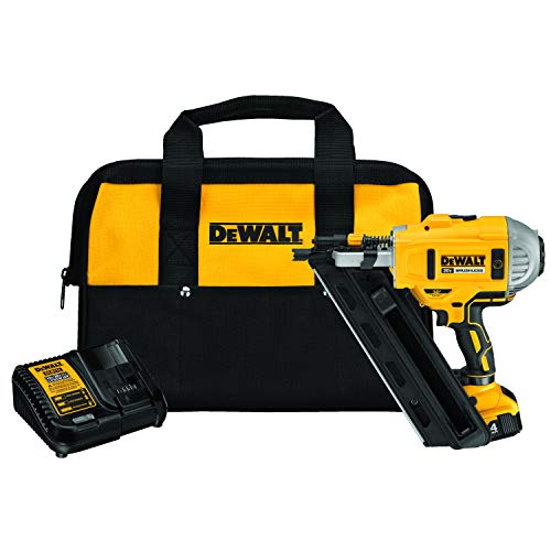 DEWALT 20V MAX Framing Nailer Kit, 30-Degree, Paper Col...