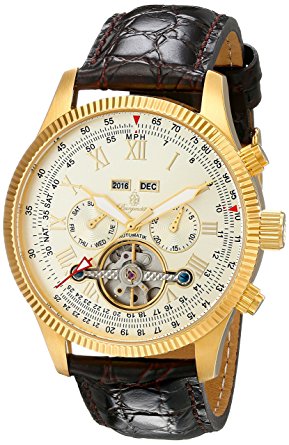 Star Time LTD- Burgmeister Burgmeister Men's BM330-275 Analog Display Automatic Self Wind Brown Watch