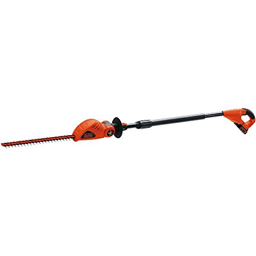 BLACK+DECKER 20V MAX Cordless Pole Hedge Trimmer, 18-In...