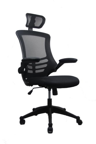 Techni Mobili Modern High-Back Mesh Executive Chair Wit...