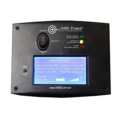 AIMS POWER מתג מרחוק REMOTELF עם מסך ניטור LCD...