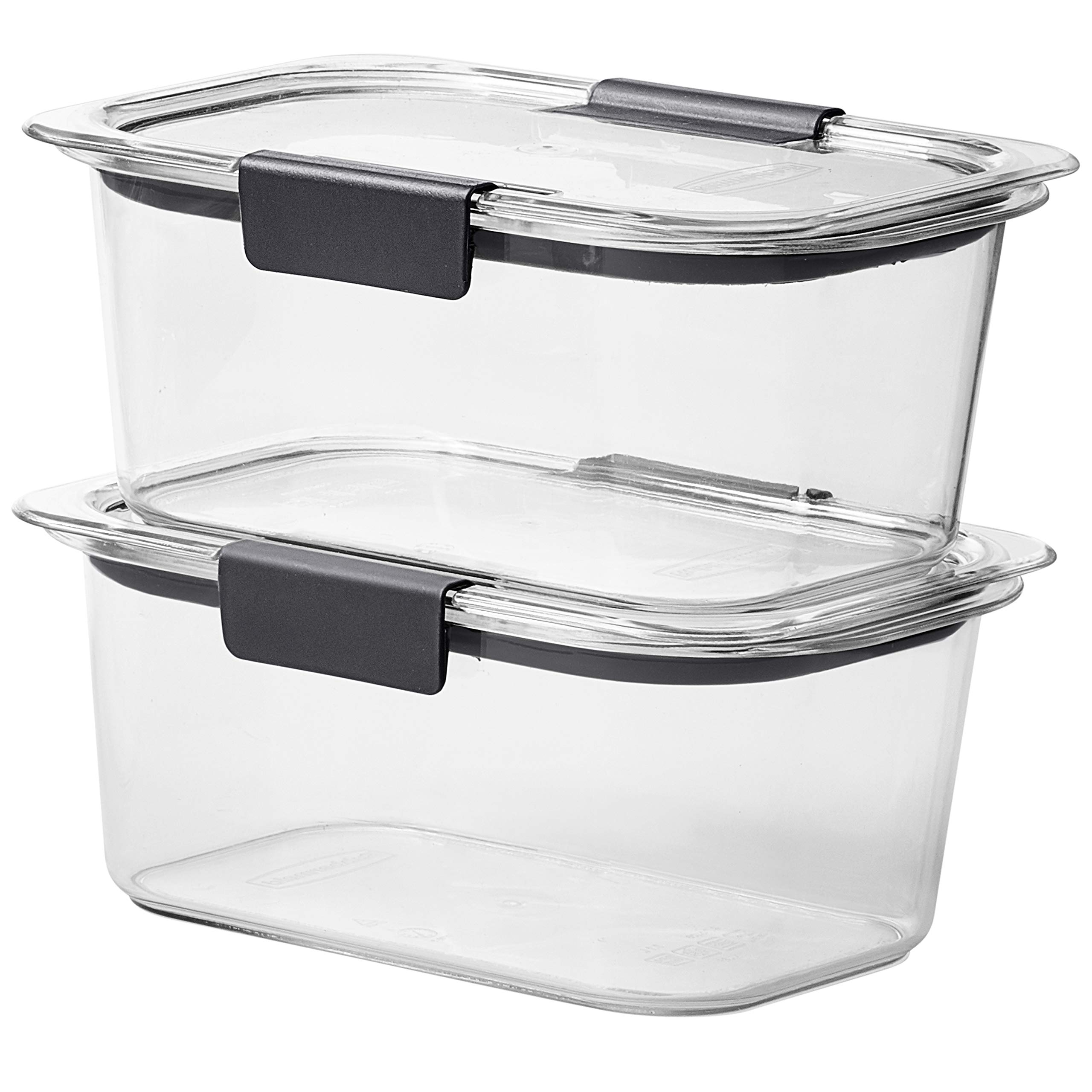 Rubbermaid Brilliance BPA Free Food Storage Containers with Lids, Airtight, for Lunch, Meal Prep, and Leftovers