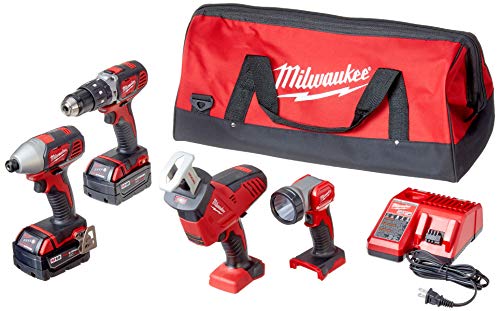 Milwaukee 2695-24 M18 18V Cordless Power Tool Combo Kit...