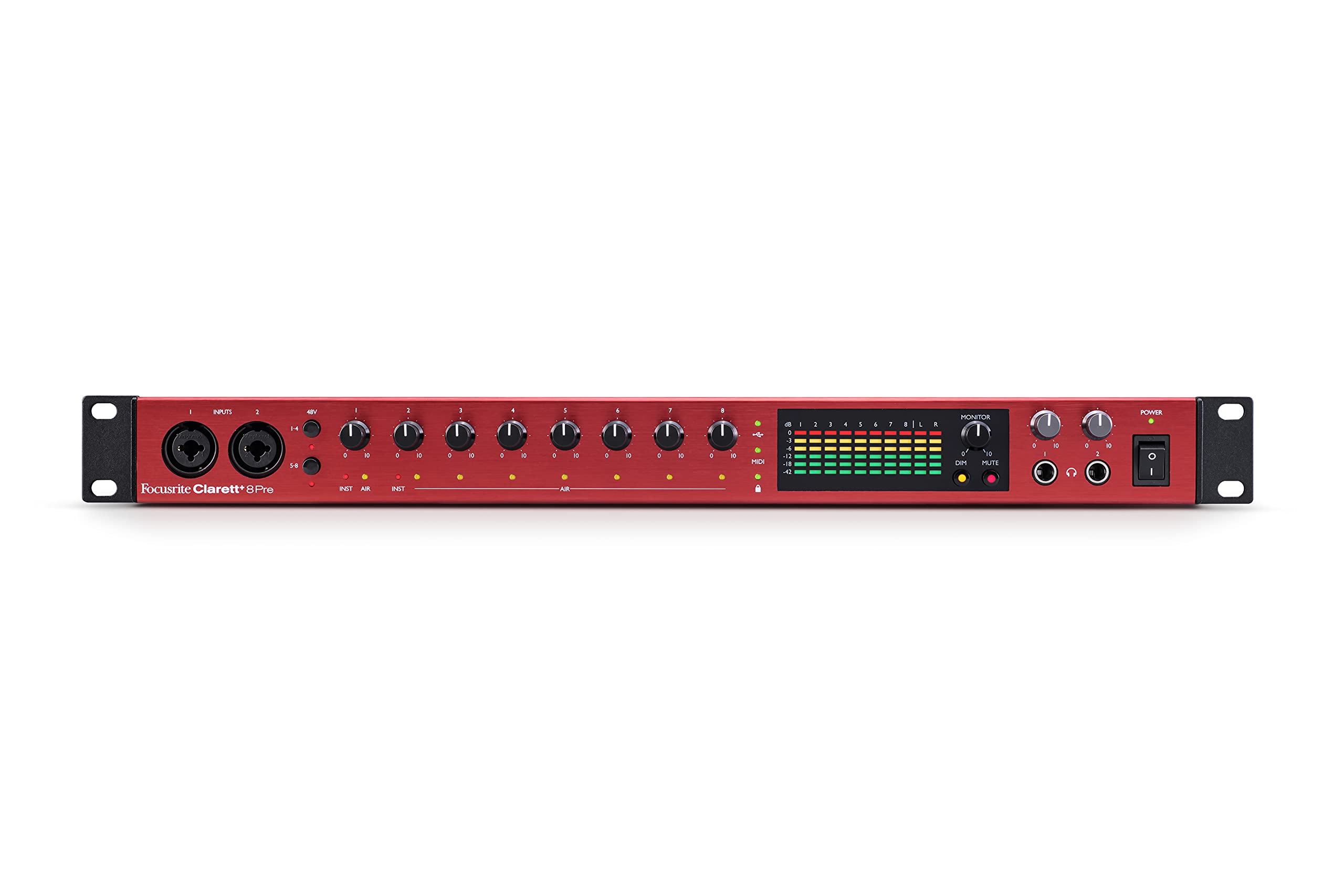 Focusrite ???? ????? USB ?? Clarett+ 8Pre 18-in/20-Out