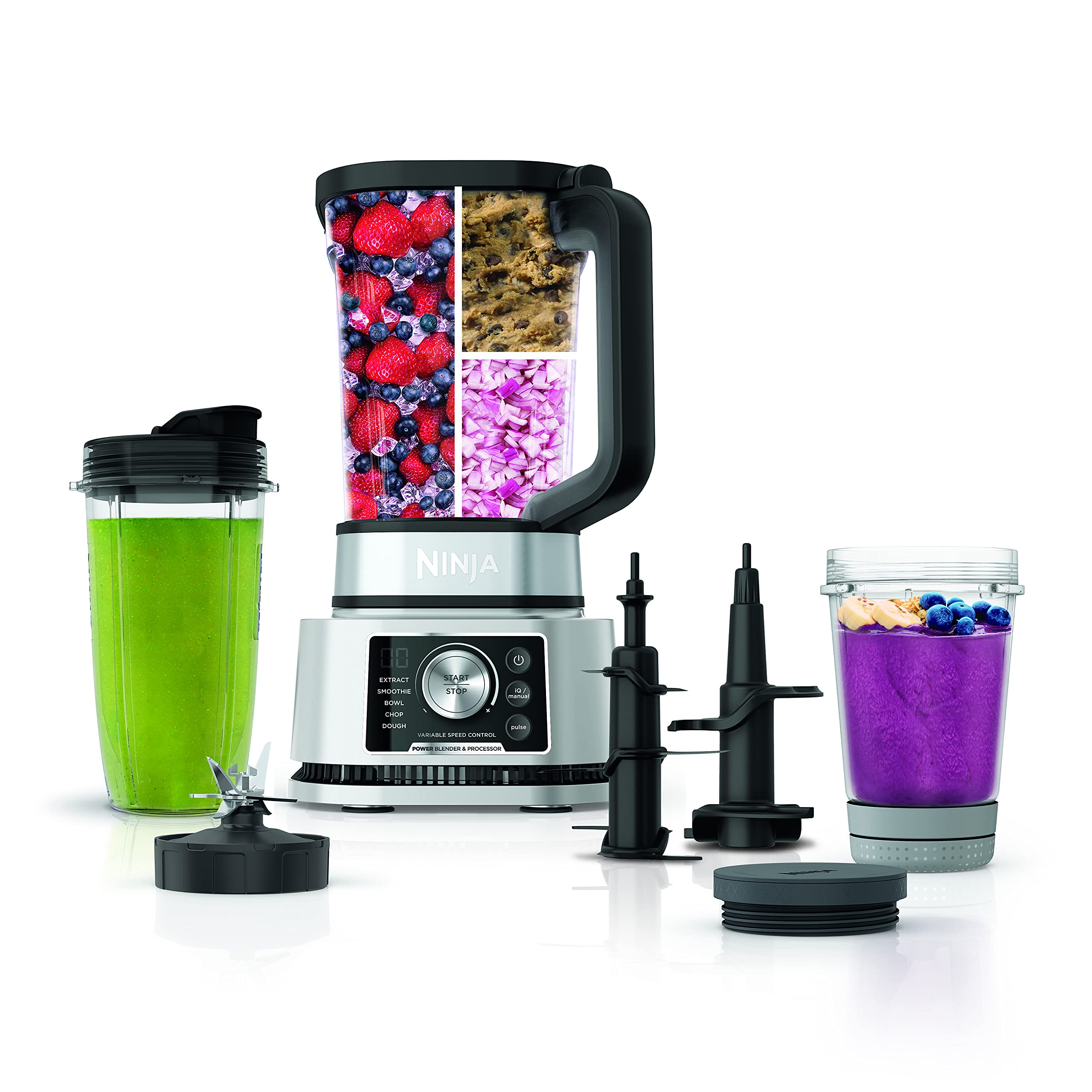 Ninja SS351 Foodi Power Blender & Processor System 1400...