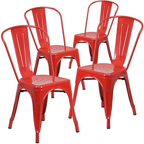 Flash Furniture 4 Pk. ??? ???? ????? ??????-??????? ???...