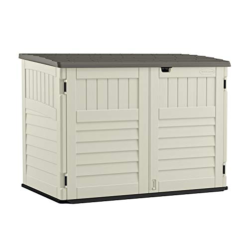 Suncast 5' x 3' Horizontal Stow-Away Storage Shed - Nat...