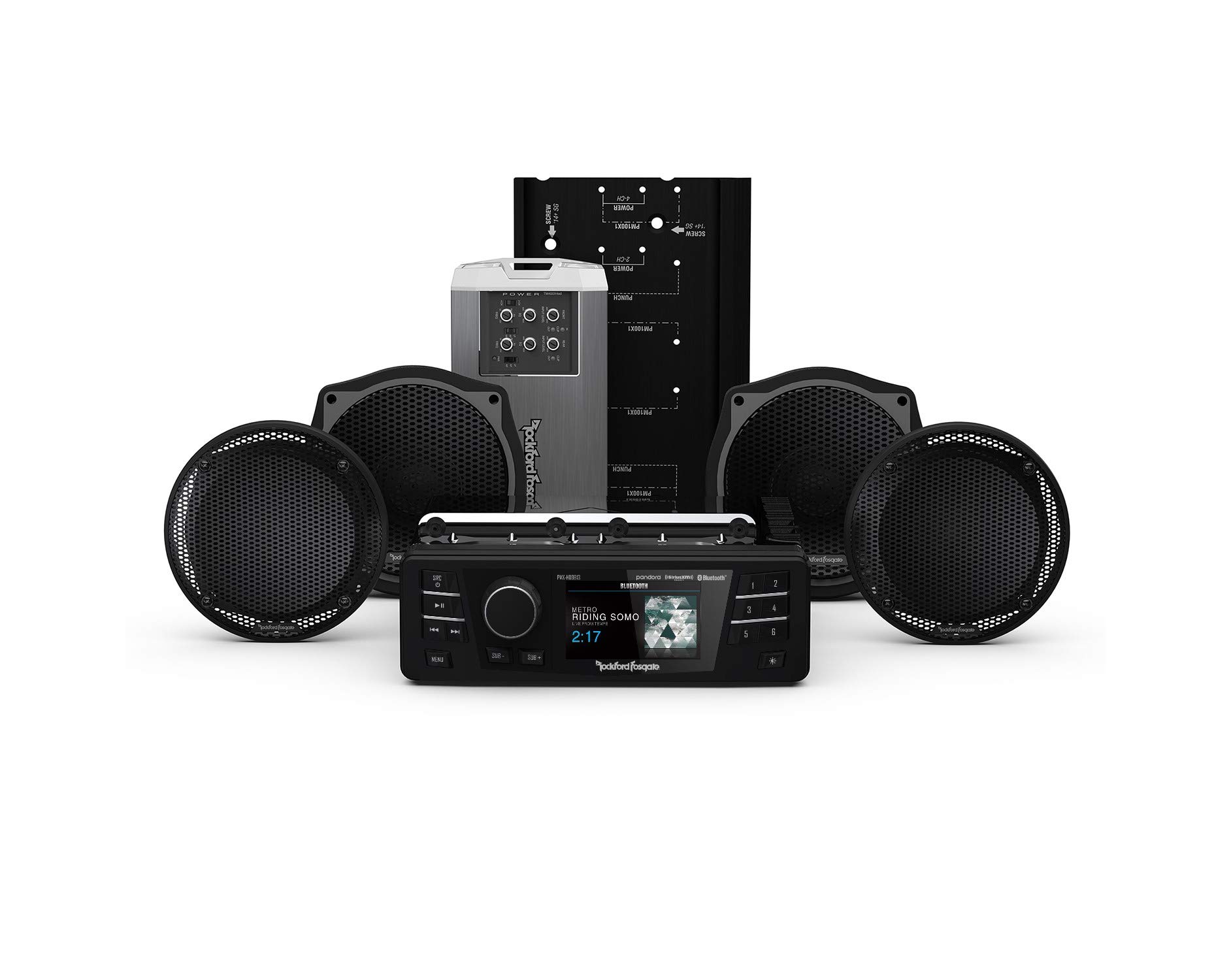 Rockford Fosgate HD9813SGU-STAGE2 Digital Media Receive...