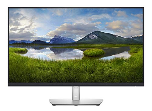 Dell P3221D 32 Inch 1440p QHD, IPS Ultra-Thin Bezel Monitor, HDMI, DisplayPort, USB-C, VESA Certified, Black