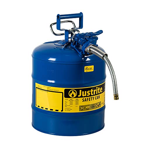 Justrite Type II AccuFlow Steel Safety Can for flammabl...