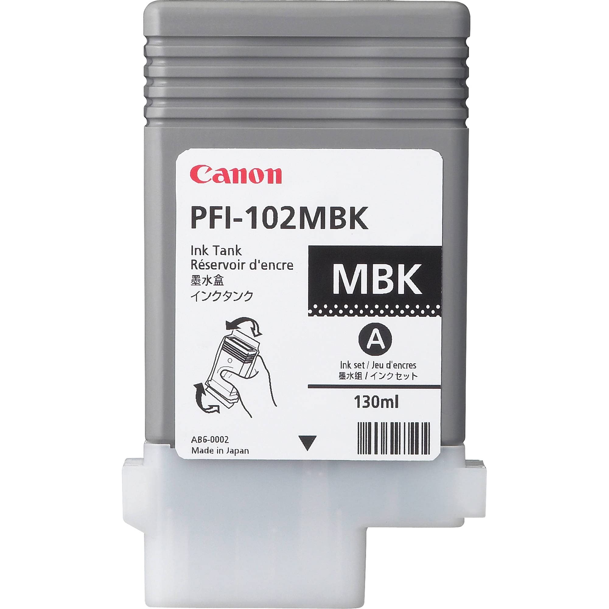 Canon Ipf PFI-102MBK ???? ??? ???? ?? 130 ML ???? 500 6...