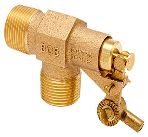 Robert Manufacturing R400 Series Bob Red Brass Float Valve, 3/4