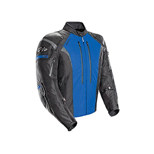 Joe Rocket Atomic Men's 5.0 Textile Motorcycle Jacket (Blue, Large)