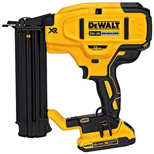 DEWALT 20V MAX* Cordless Brad Nailer Kit, 18GA (DCN680D...