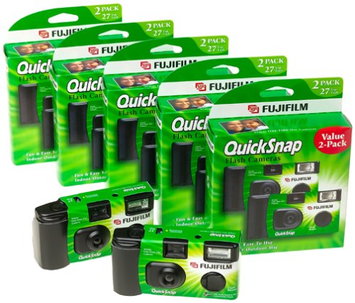 Fujifilm Fuji 35mm QuickSnap Single Use Camera, 400 ASA...