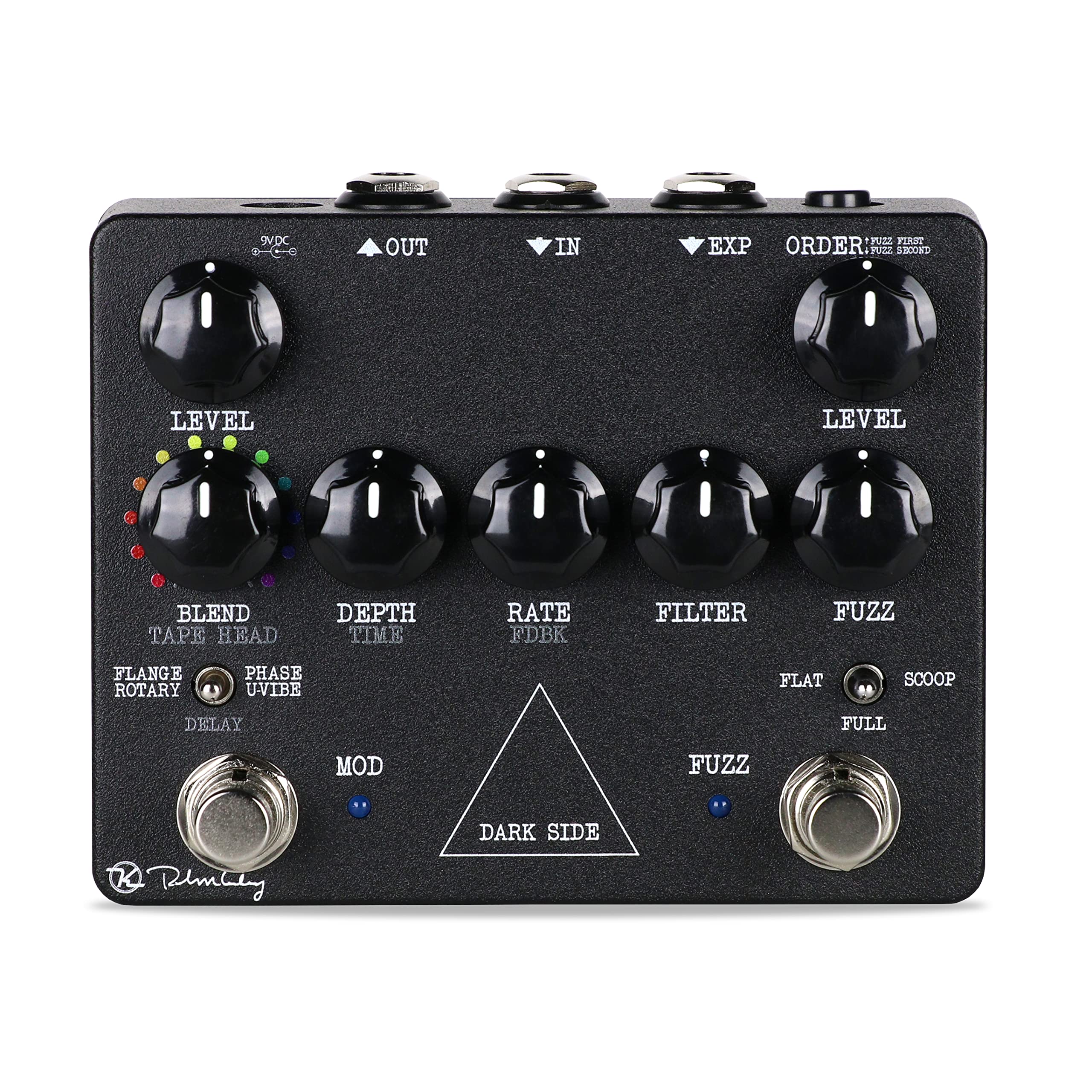 Keeley Dark Side Fuzz Mod Workstation Pedal, Black (KDa...